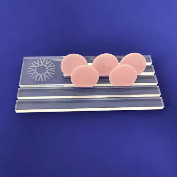 Clear Coin Collection Cast Acrylic Holder Acrylic Coin Display Stand With Groove Cut