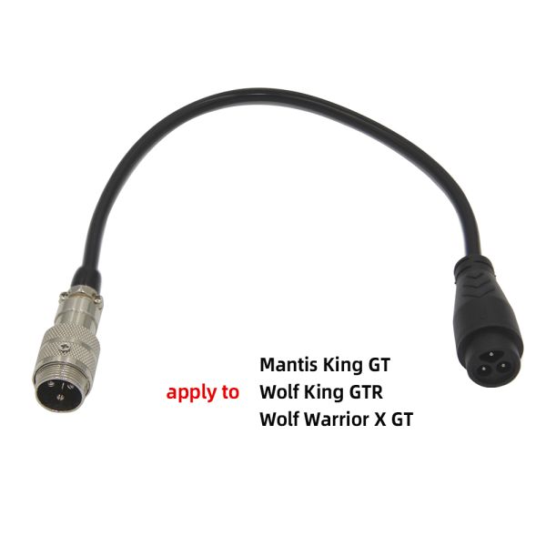 3 Pin 13.6inch Waterproof Male Female Electric Scooter Cable Scooter Spare Parts