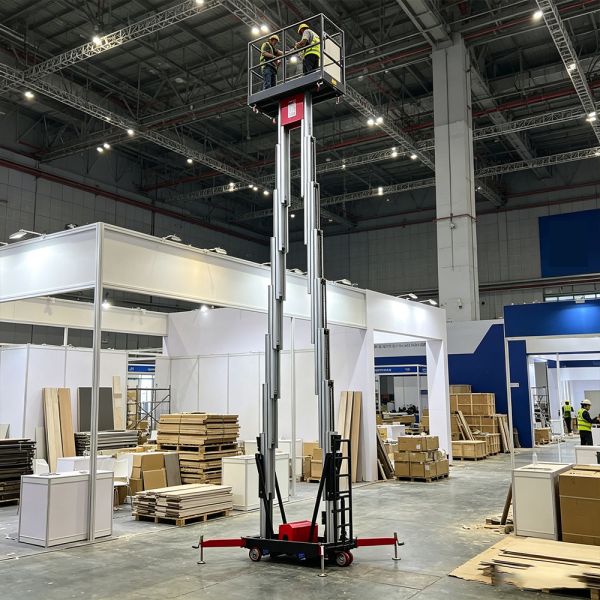 6m 10m 12m Aerial Vertical Mast Lift Industrial Cherry Picker Customized