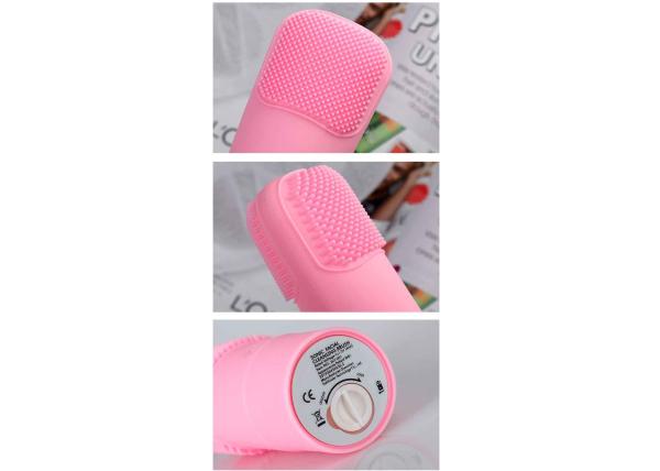 Home Use Facial Cleansing Brush Silicone Facial Cleanser  Blue Pink Color