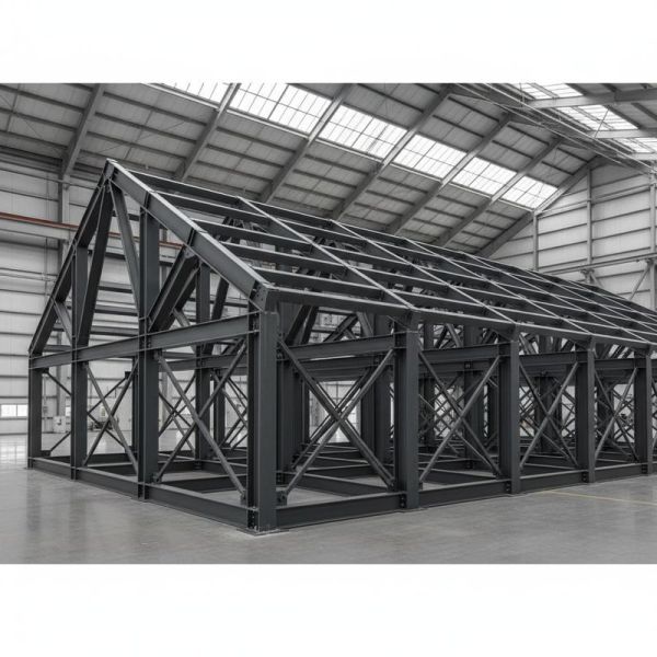 Customizable Heavy Duty Truss with 30% Roof Pitch and Class A Fireproof Rating for Large Scale Buildings