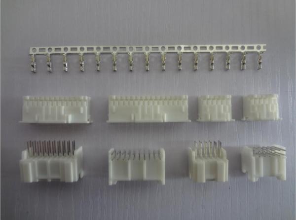 JVT Straight Header Electric Connectors Tin Plated 1500V AC / Minute,Board -to-wire type