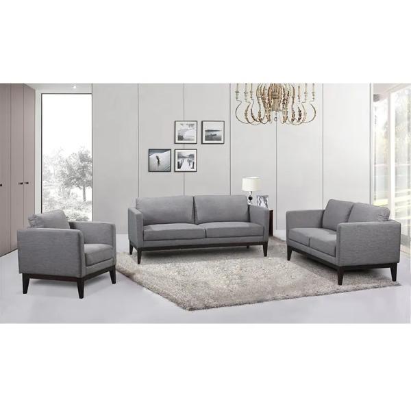 Fabric Antiwear Living Room Sofa Set , Multifunctional Modern Commercial Sofa