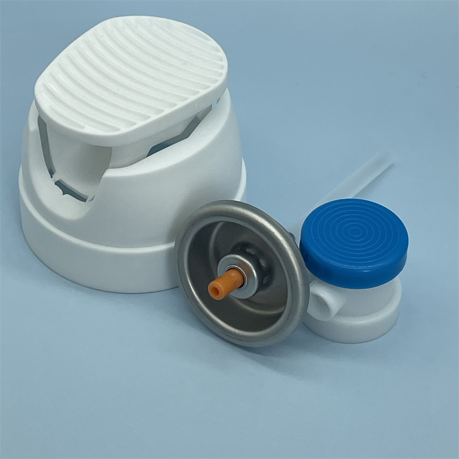 Shoe Cleaning Valve Actuator, Footwear Care Spray Actuator & Sock Cleaning Aerosol Actuator For Foam And Liquid Cleaning Applications