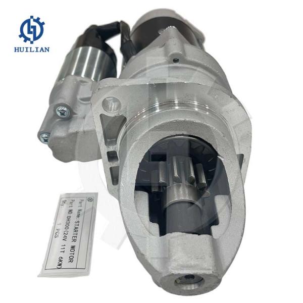 Части двигателя экскаватора Стартовый мотор Doosan DX225 DH300 DH280 DH290B DX60 DX150 DX170 24V 11T 6.0KW 4.5KW Стартовый мотор