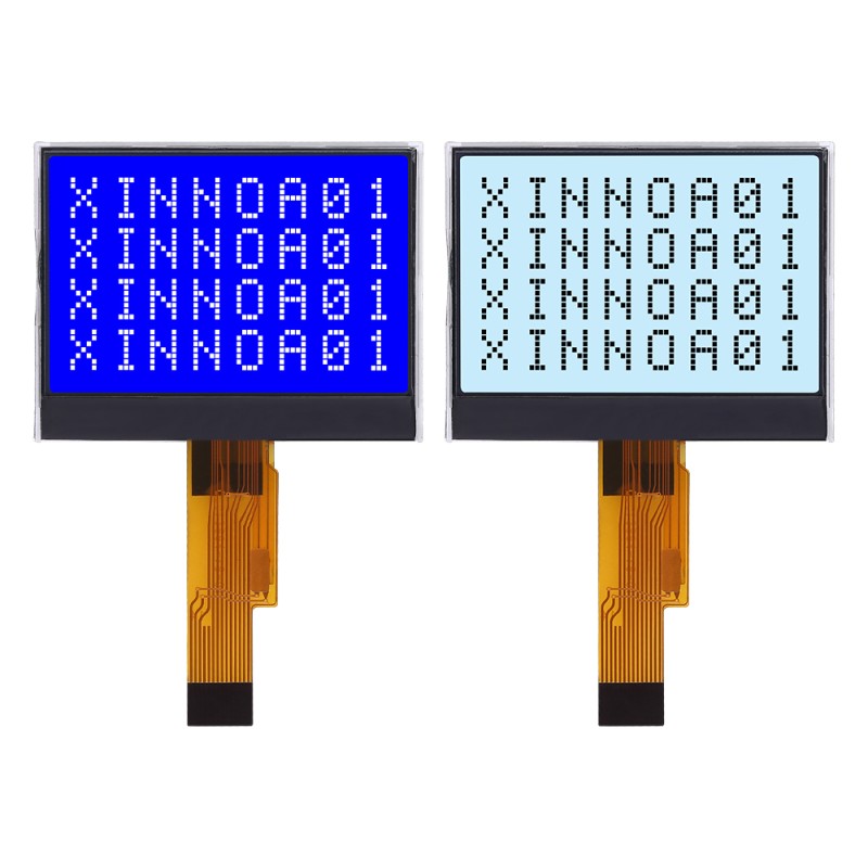 COG12864-18-01 Blue Film 43.7x33.8MM Lightweight Small FSTN14 Pin 4-Wire SPI ST7567A
