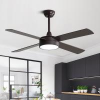 Ventilateur de plafond HFBH ABS à lame à commande à distance 52 pouces AC DC ventilateur de plafond intérieur avec lumière