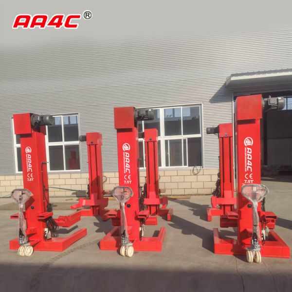 AA4C 45T 7.5T/column x 6 columns bus &truck lift heavy duty vehicle lift combined parking lift Mechanical(Screw-up)