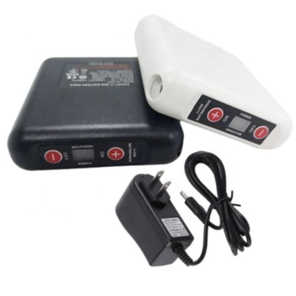 7.4V 6400mAh Heated Clothes Battery Set With EU Plug Charger For Heated Waist Belt