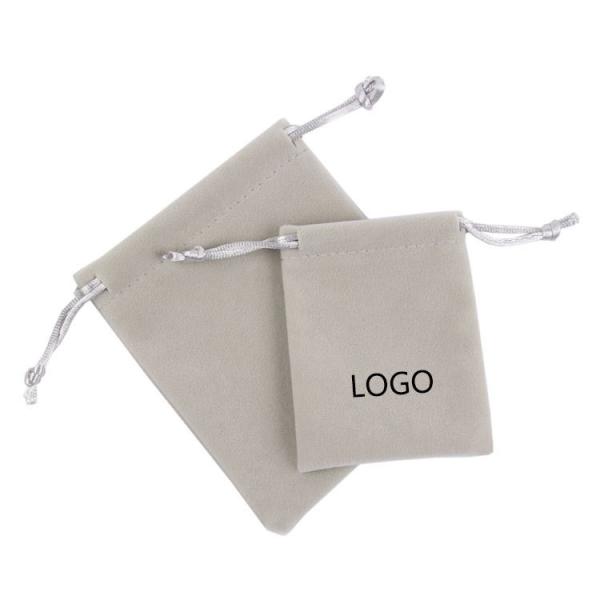 Drawstring Eco Friendly Jewelry Bags , 9x12cm Jewelry Bag Packaging