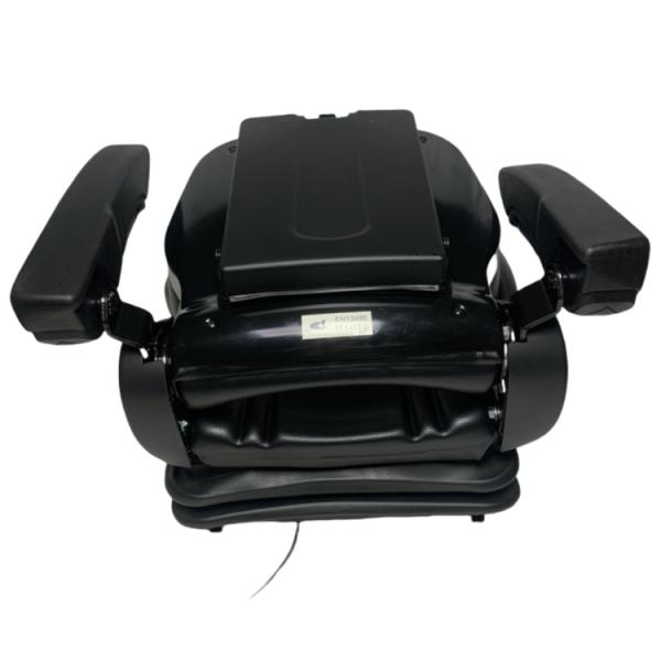 Universal Forklift Seat with Integrated Steel Armrest Fold Down Backrest and Long Working Life