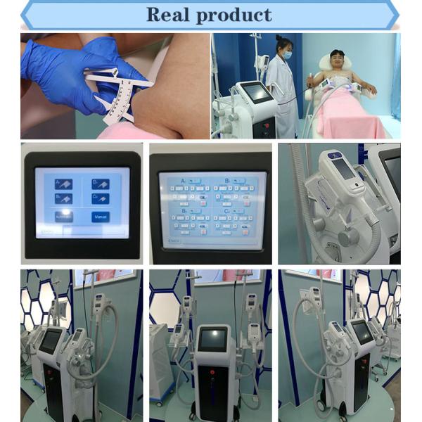 2500w big power standing cryolipolysis with 4 different size handles for whole body and double chin treatment