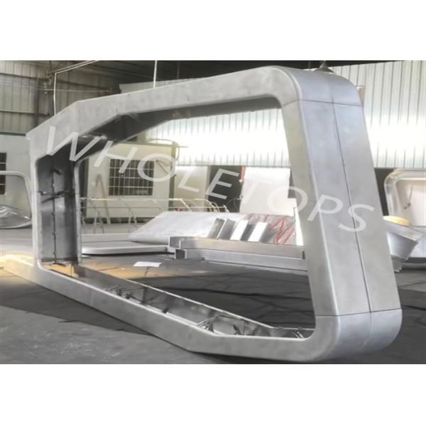 Non Typical Twisted Aluminum Exterior Facade Moisture Proof