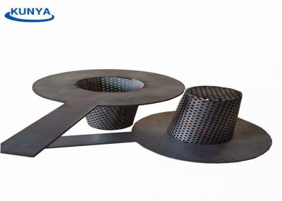 Cone aglomerado cônico rosqueado 8000 Mesh Stainless Steel Basket dos elementos de filtro da relação