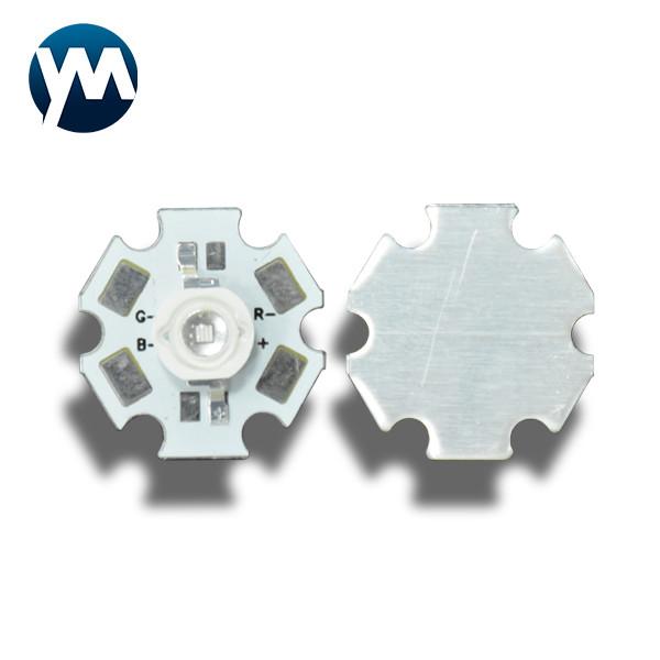 Lâmpada ultravioleta da placa de alumínio de imitação UV UV do lúmen 20mm da luz do diodo emissor de luz do diodo emissor de luz SMD 3W