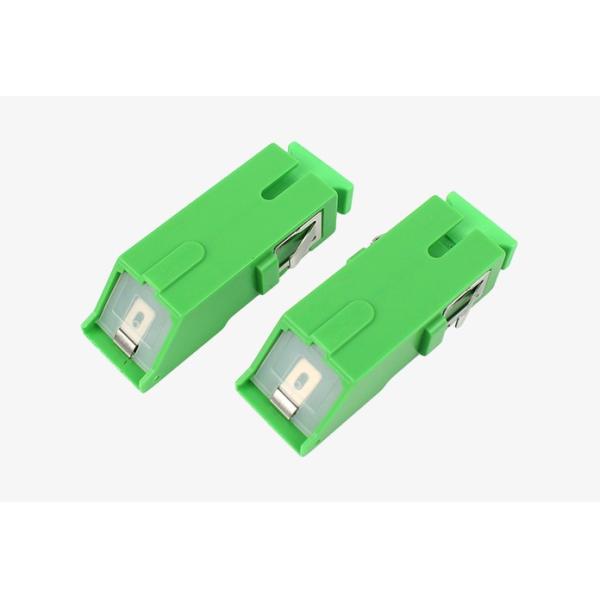 FTTH Box SC/APC Inner Flip Fiber Optic Connector Adapters With Flange