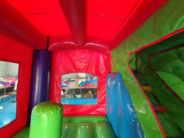 Funny Party Playground Inflatable Games Patrol Cartoon Inflatable Bouncy House With Slide Inflatable Combo For Kids
