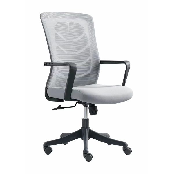 Mesh PP Computer Black Swivel Office Chair With Tilting Low Back