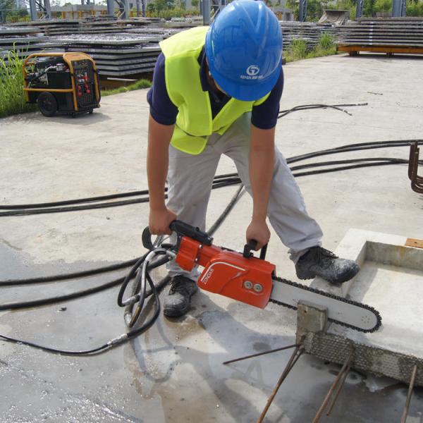 10.5-14Mpa Hydraulic Chain Saw 26-34LPM Flow High Hardness