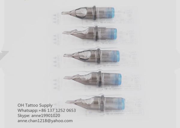 Membrane Sealed Tattoo Needle Cartridges High Resiliency Silicone Rebound Reinforced Central Bar Allows Max Stability