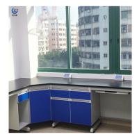 Estação de trabalho de laboratório resistente ao calor, W750mm Banco de ilha de laboratório montado na parede