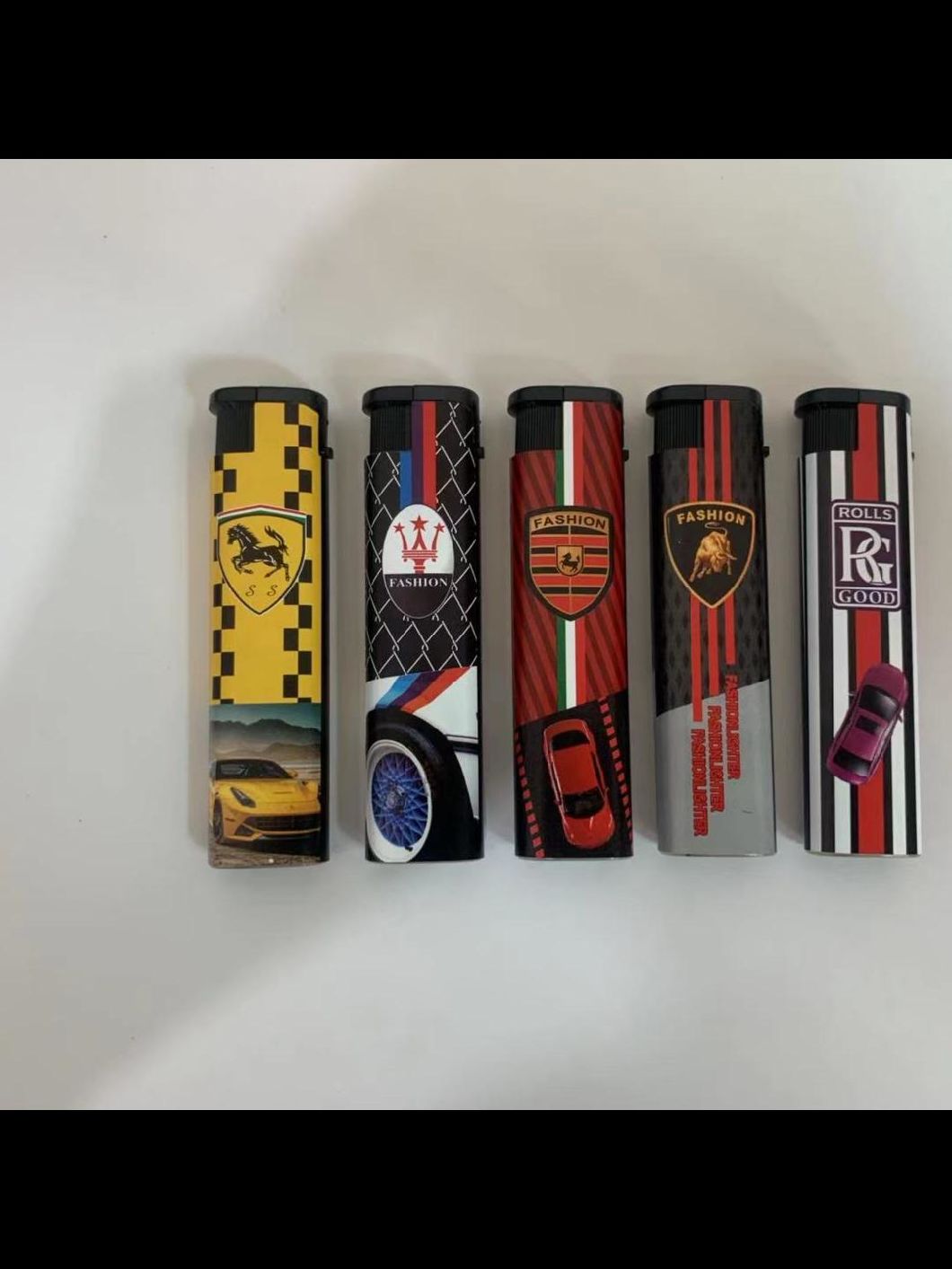 Пластиковый факел Бутановая зажигалка для кухни Портативная стройная ветроустойчивая газовая зажигалка