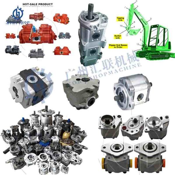 Komatsu PC2000 Gear Pump 90762240 907 622 40 Pilot Pump For PC1000 PC3000 PC4000 Excavator Parts
