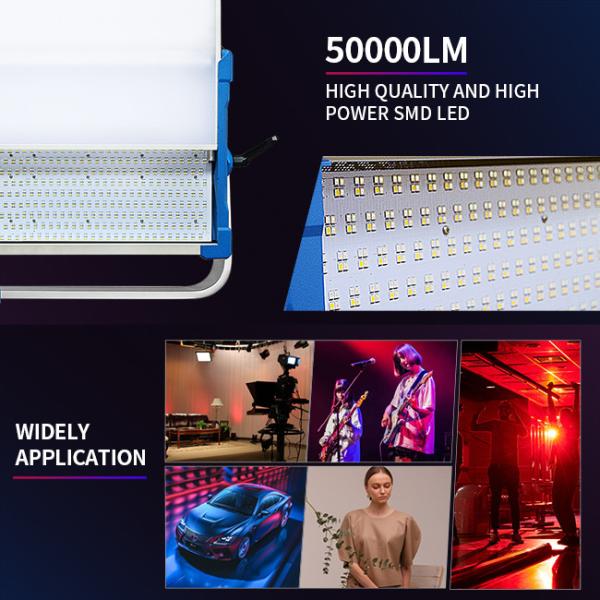 les lumières de film de 500W 95CRI RVB LED soutiennent le contrôle à distance de dmx ont mené l'éclairage de photographie d'éclairage d'étape de RVB
