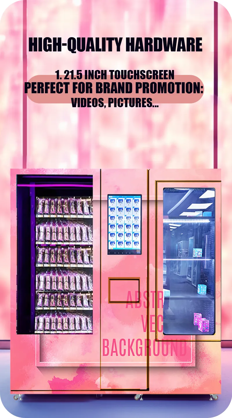 Smart Blind Box Vending Machine With Transparent Display Cabinet & Elevator — Self-Service Collectible & Blind Box Vending Machine