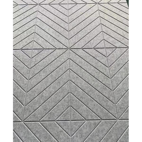 Los paneles acústicos ranurados autos-adhesivo del poliéster 600mmx600m m