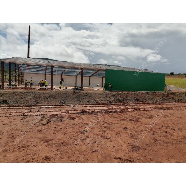 Industrial Prefab Steel Structure Aircraft Hangar Workshop Warehouse Wind Resistant