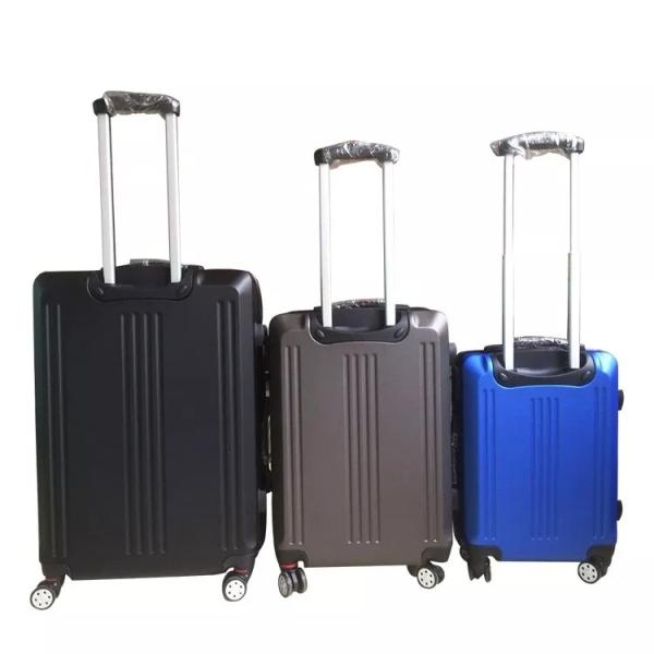 ABS Waterproof Travel Luggage Hardside Trolley Suitcase Double Zipper TSA Lock 4 Spinner Wheels