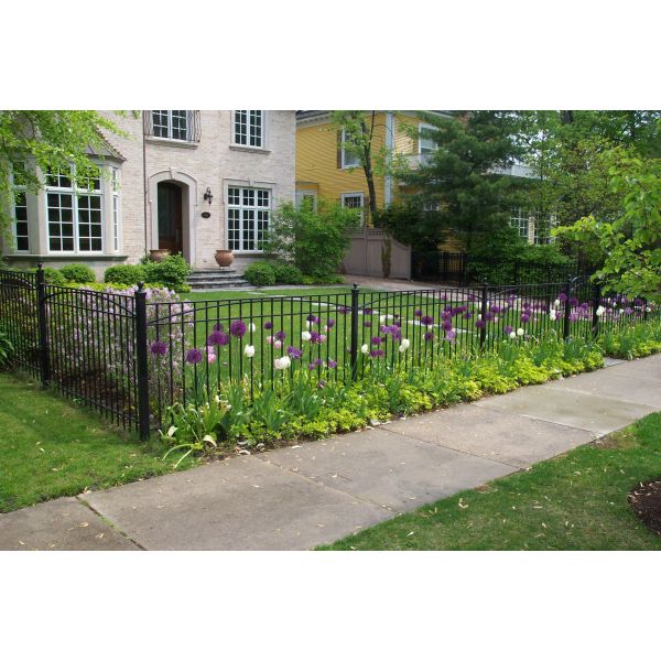 Galvanized Steel Wrought Iron Fence Panels Swimming Pool Garden Protection