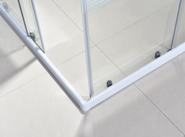 Compartiment d'un seul bloc 5mm ISO9001 de douche d'alliage d'aluminium