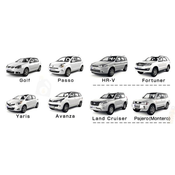 Pièces détachées de voiture Lampe à essuie-glaces en caoutchouc de 24 pouces pour pare-brise plat 09195371 28890-00Q1C 28890-40U11