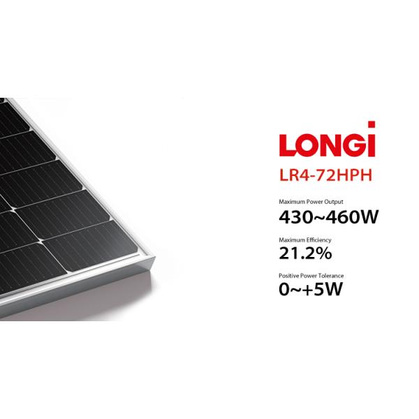 панель солнечных батарей 440W 445W 450W 455W 460W клетки панели солнечных батарей 144 430W 435W Longi