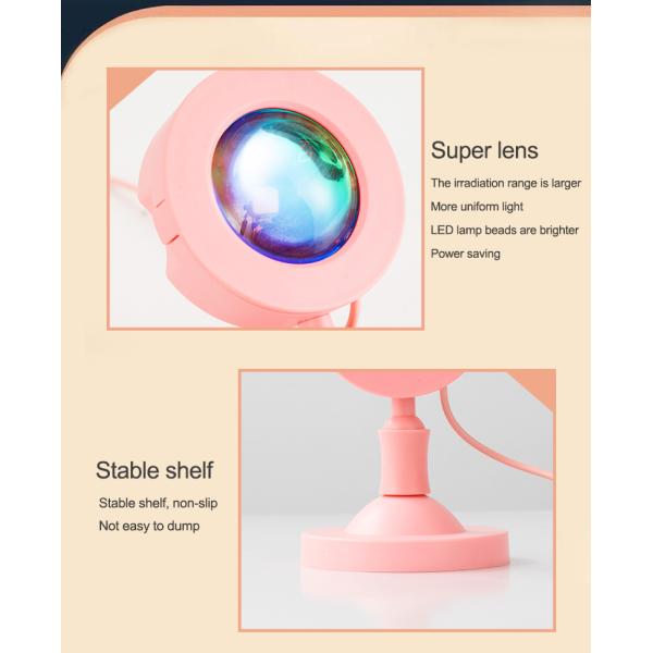 16 свет репроектора захода солнца USB DC5V мини RGB цветов с дистанционным управлением