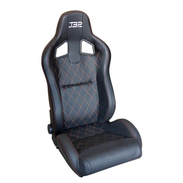 Luxury Custom Leather Racing Seats In Black , Red , Blue , Yellow , Gray