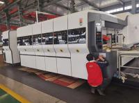 As 6 cores semi automáticas Flexo que imprime o alimentador da corrente da máquina de entalho corrugaram-se
