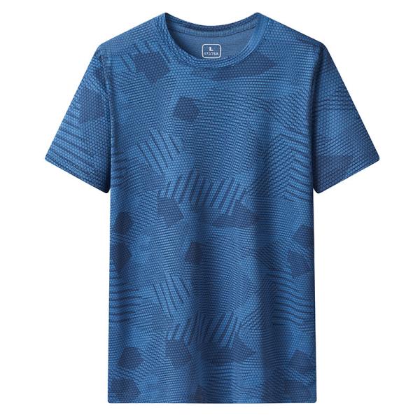 Summer UPF 50 UV Printed Tee Shirt Custom Logo Boxy Gym Streetwear for Men and Women