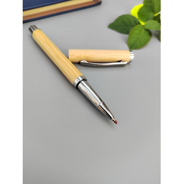 Office School Pen Bamboo Unisex Pens Plugs for Environmentally Friendly Signature