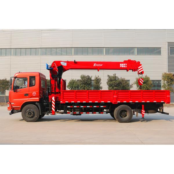 6 TON Color Customizable Straight Arm Truck Mounted Crane with Hydraulic Boom Design