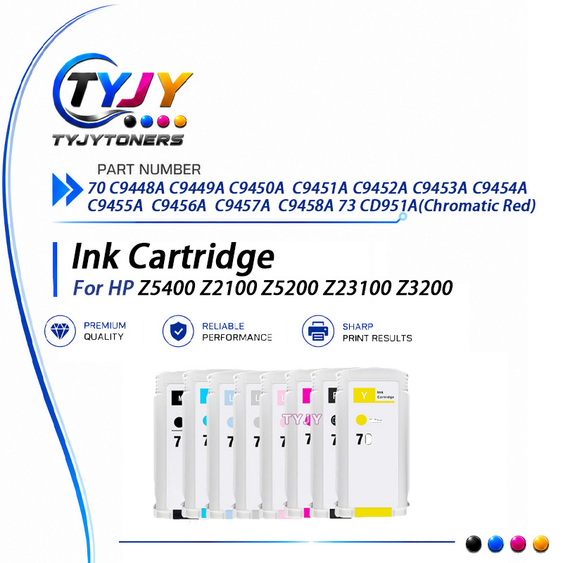 Compatible 70 73 Ink Cartridge C9448A CD951A For HP Designjet Z2100 Z5400 Z3200