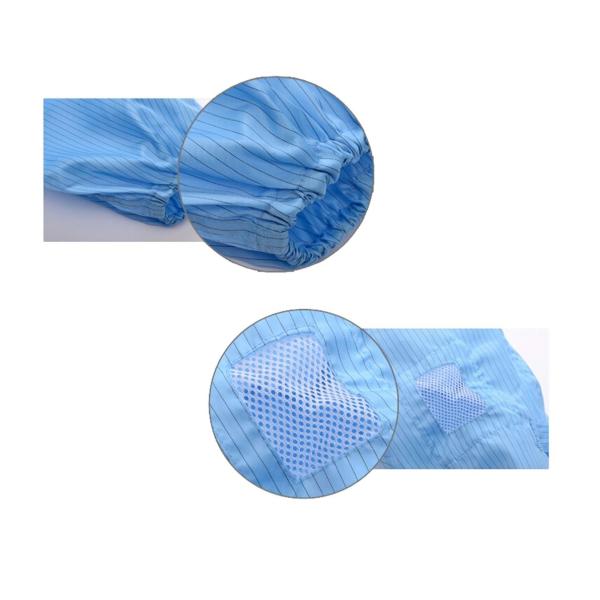 ESD Lab Zip Up Hooded Anti Static Jumpsuit Coverall