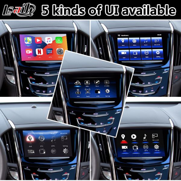 Lsailt Android Navigation Video Interface for 2014-2019 Cadillac ATS CUE System With Carplay