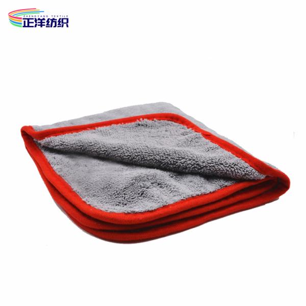 400GSM Washable Cleaning Cloths Large Size 40X60CM Grey Microfiber Cleaning Cloth