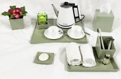 Eco-friendly Green Sustainable Hotel Guest Amenities Suppliers Tray Tea Leaf Box