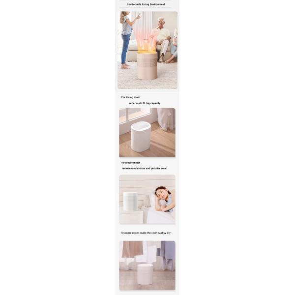 Dehumidifier белого Dehumidifier 1L 16oz небольшого домашнего маленькая электрический компактный