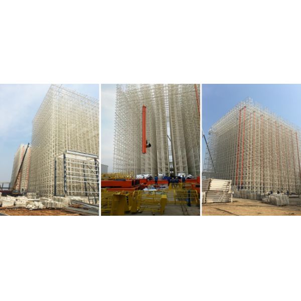 Integrated Logistics Center Pallet Stacker Crane ASRS Automatic Storage And Retrieval System