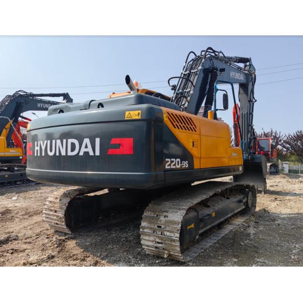Corée Marque Hyundai 220LC Excavateurs à rouleaux utilisés Machine de creusement lourde 22T
